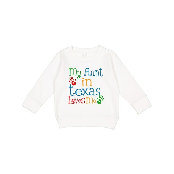Inktastic My Aunt in Texas Loves Me Toddler Sweatshirt