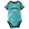 Carters Baby Clothing Outfit Boys Mr. Macho Man Bodysuit Blue