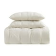 thumbnail image 2 of Truly Soft Pleated Ivory King Duvet Cover Set, 2 of 4