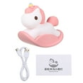 thumbnail image 4 of Mistaha Rocking Horse Night Light Silicone Cute Bedside Lamp Dimmable Nursery Nightlight Rechargeable Touch Lamp, 4 of 8