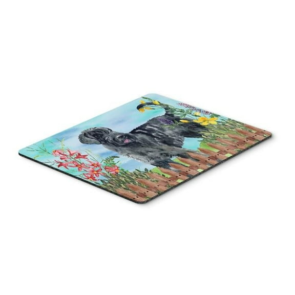 Giant Schnauzer Spring Mouse Pad, Hot Pad or Trivet