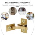 thumbnail image 6 of FENGGUIQU Cabinet Door Latches Golden Brass for Home Furniture Sturdy and Practical 4Pcs, 6 of 6