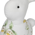 thumbnail image 6 of Northlight 14" Spring Floral Bunny Rabbit Easter Decoration - White/Green, 6 of 7