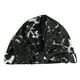 thumbnail image 5 of Advancent Gorros de ducha Estampado de flores Impermeable Reutilizable Elástico Universal Largo Sombrero corto Mujeres Niñas Cocina Estampado Negro 2piezas, 5 of 6