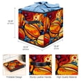 thumbnail image 3 of Basketball Foldable Storage Baskets with Handle 10.8"x10.5"x10.6" Large Capacity - Storage Basket Toy Box, 3 of 6