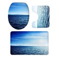 thumbnail image 3 of 3 X Alfombras de Baño Alfombril de Alfombril Antideslizante para Baño O Cocina - Blue Sea # 23 23 Sunnimix Juego de alfombra de baño, 3 of 5
