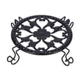 thumbnail image 1 of Flower Pot Stand, Plant Pot Holder Wrought Iron Elegant Durable Plant Riser  For Living Room For Office For Balcony, 1 of 8