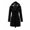 Black, variant on Azrian Deals Womens Warm Faux Coat Jacket Winter Plaid Long Sleeve Outerwear