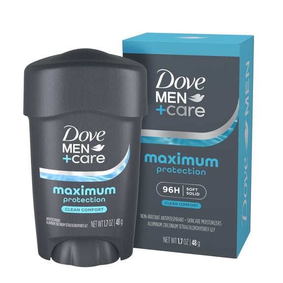 Dove Men Care Clinical Protection Antiperspirant Stick End Sweat Hacks Clean Comfort 96-Hour Protection, 1.7 oz