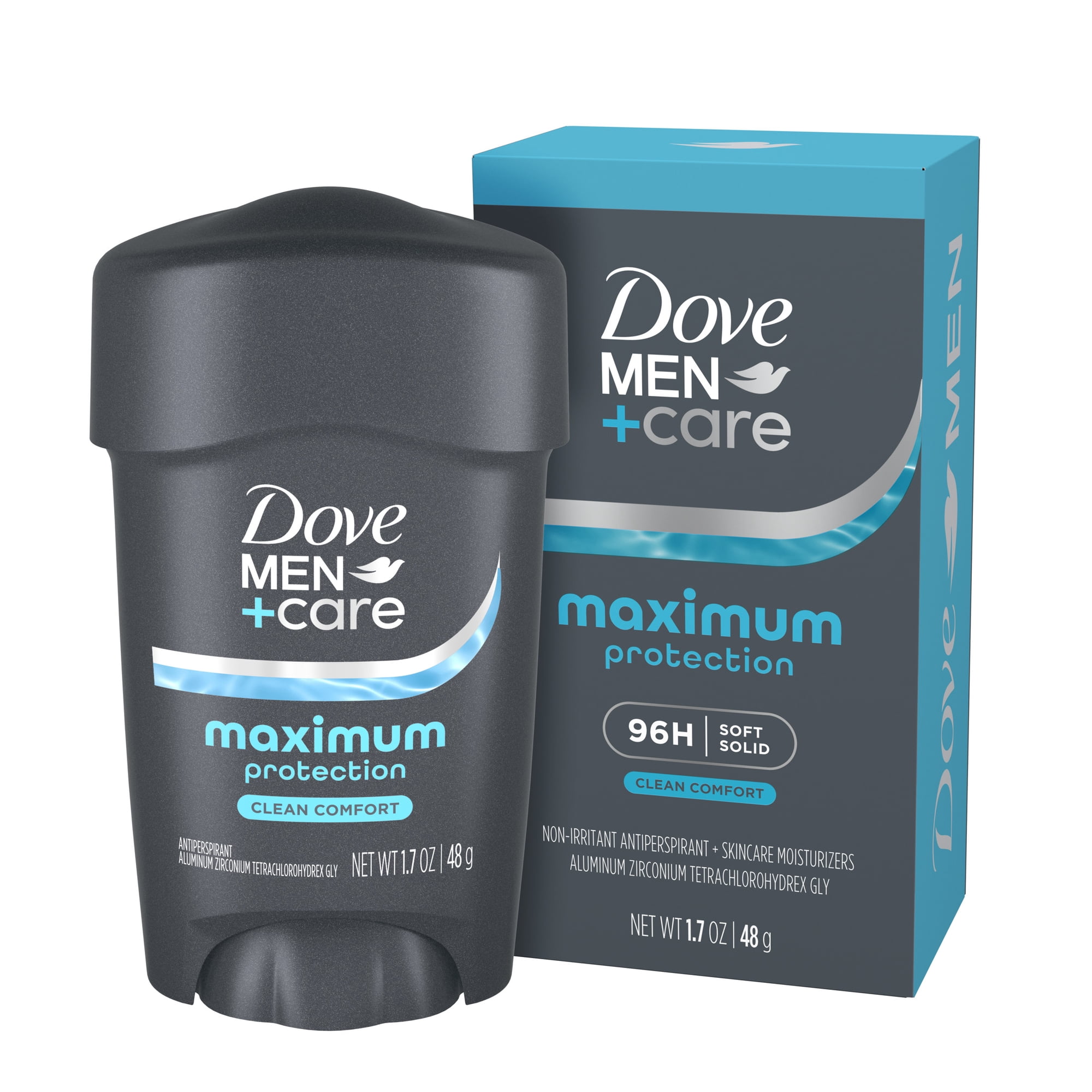 Dove Men+Care Clinical Protection Antiperspirant Stick End Sweat Hacks Clean Comfort 96-Hour Protection, 1.7 oz