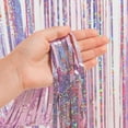 thumbnail image 3 of Gazdag Lilac Pink Tinsel Curtain Party Streamers, 3.2x8.2ft, 2 Count, 3 of 8