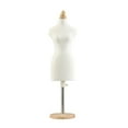 thumbnail image 3 of Maniquí de costura en miniatura, torso de maniquí, soporte para modelo de maniquí de costura Base redonda de 46 cm., 3 of 9