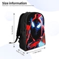 thumbnail image 3 of Sac à Dos Miles Morales, Sac à Dos de Voyage pour Ordinateur Portable, Résistant à l'Eau pour Collège École, Durable, 3 of 5