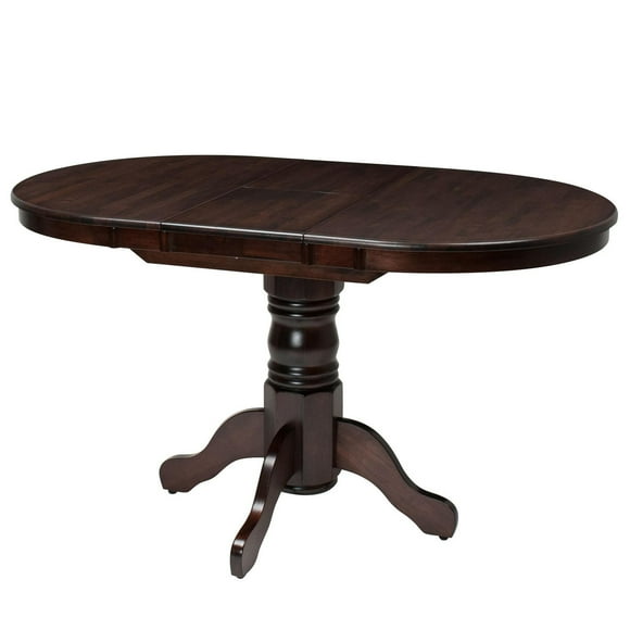 Dillon Extending Oval Wood Pedestal Dining Table