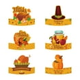 thumbnail image 4 of Thanksgiving Paper Hats - 6 Pack Turkey Pumpkin Party Decorations, Fun Photo Props for Holiday Celebrations, 4 of 5