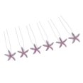 thumbnail image 4 of Pinza de pelo Yuyangstore Nupcial Mariposas Diamantes Estrella Rosa, 4 of 8