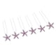 thumbnail image 4 of Pinza de pelo de cristal nupcial Zulema 6 Uds Forma U Vintaje rosa, 4 of 8