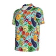 thumbnail image 4 of Wukai Vegetable (2) Men’s Polo Shirts,Quick-Dry Athletic Shirt,Classic Fit Shirts-X-Large, 4 of 8