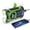 Green, variant on UMUTOO NOAA Emergency Radio Solar Hand Crank with Phone Charger & LED, Red