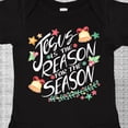 thumbnail image 4 of Inktastic Jesus is the Reason for the Season Christmas Bells and Stars Boys or Girls Baby Bodysuit, 4 of 5