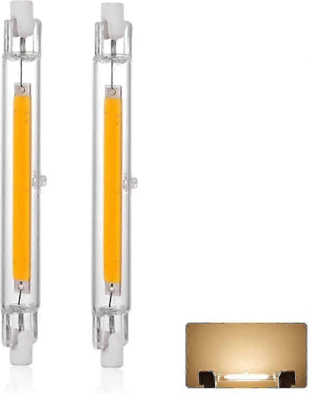 R7s Led Bulb 78-118mm 5-20w Dimmable, Warm White 3000k 3000lm, Linear ...