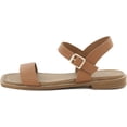 thumbnail image 2 of VENECORE Calie 2 Strap Sandals for Women - Comfortable Summer Flat Sandals, Brown, US 9M, 2 of 7