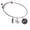 Coach, variant on Nurse Caduceus Seal - RN Aunt Heart Expandable Bangle Bracelet