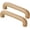 B, variant on Gamvdout Solid Wood Drawer Knobs Pulls Handles Cabinet Handle Wooden Pull Handles Closet Wooden Bow Shaped Handle Furniture Drawer Handles