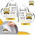 thumbnail image 2 of School Bus Driver Appreciation Day Gifts 5.9 x 5.9 Inch Acrylic Heart Appreciation Gifts Bus Driver Thank You for Always Keeping The Extra Miles Gifts, 2 of 7