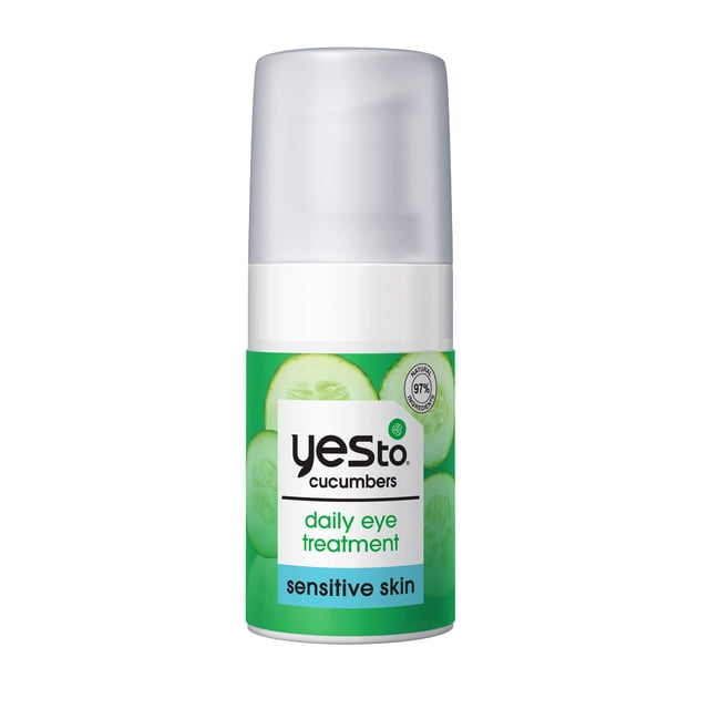 Tratamiento para ojos Yes To Cucumber, hidratante diario, 15 ml