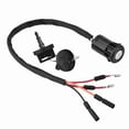 thumbnail image 2 of Motocicleta ATV Ignition Switch Conjunto De Duradera Con 2 Teclas Para TRX300FW FURTRAX 1990 2000 Metal De Plástico Negro, 2 of 7