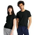 thumbnail image 3 of Hanes T-Shirt à Manches Courtes Col Rond X-Temp pour Hommes, Lot de 2, 2TG, Noir, 3 of 5