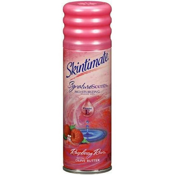 Skintimate Women's Shave Gel, Raspberry Rain Scent, All Skin Types, 7 fl oz