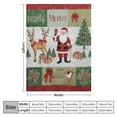 thumbnail image 4 of JEUXUS Christmas Blanket Santa Claus Reindeer Throw Blanket for Kids Adults Soft Warm Cozy Blanket for Couch Sofa ​Bed, 4 of 6