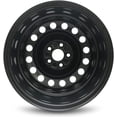 thumbnail image 4 of Wheel For 2009-2020 Toyota Corolla 15 inch 5 Lug Black Steel Rim Fits R15 Tire, 4 of 5