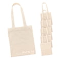thumbnail image 1 of Bolsas Tote Bag Pack Ecológicas de Manta Cruda 100% Algodón | Bolsas de Compras Reutilizables para Pintar y Personalizar | 40x35 cm | Fabricadas en México | Bolsas de Regalo Mayoreo Resistentes, 1 of 6