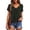 C-Army Green328, variant on DHFJKG Women's Basic Tee Summer V Neck T Shirt Short Sleeve Pleated Loose Fit Solid Color Tshirts Casual Daily Wear Soft Tops