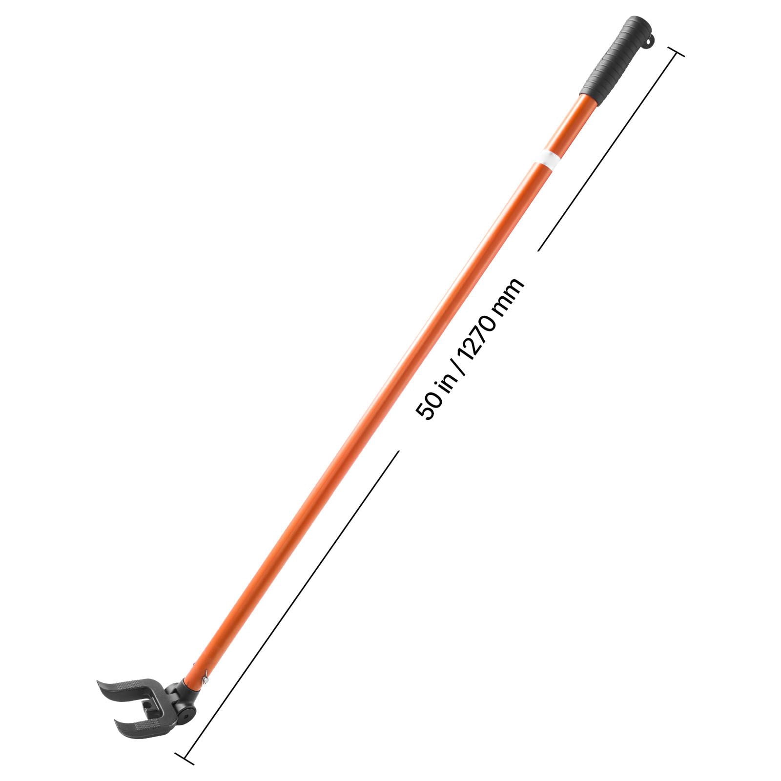 Heavy-Duty Lever Pallet Buster with 2000 lbs Prying Capacity, 50" Length, Heat-Treated Carbon Steel, for Pallet Deck Removal