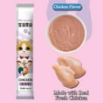 thumbnail image 4 of Cat Treats, Lickable, Squeezable Creamy Puree Cat Treat, 0.5 Ounces Each Tube, Chicken Flavor, 108 Tubes., 4 of 8