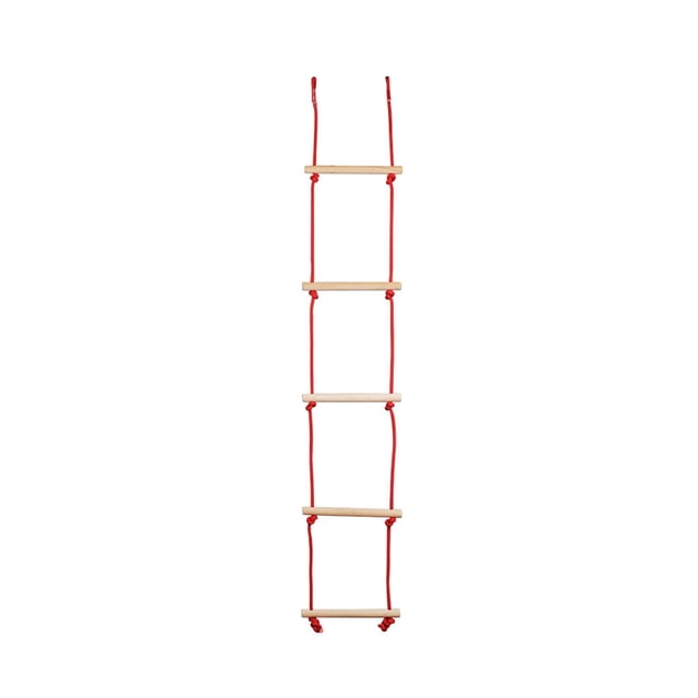 tamizeot Kids Climbing Rope Ladder Playground 5 Sections Ladder Climbing Fitness Toy Balance Training Enjoyment Slip Resistant
