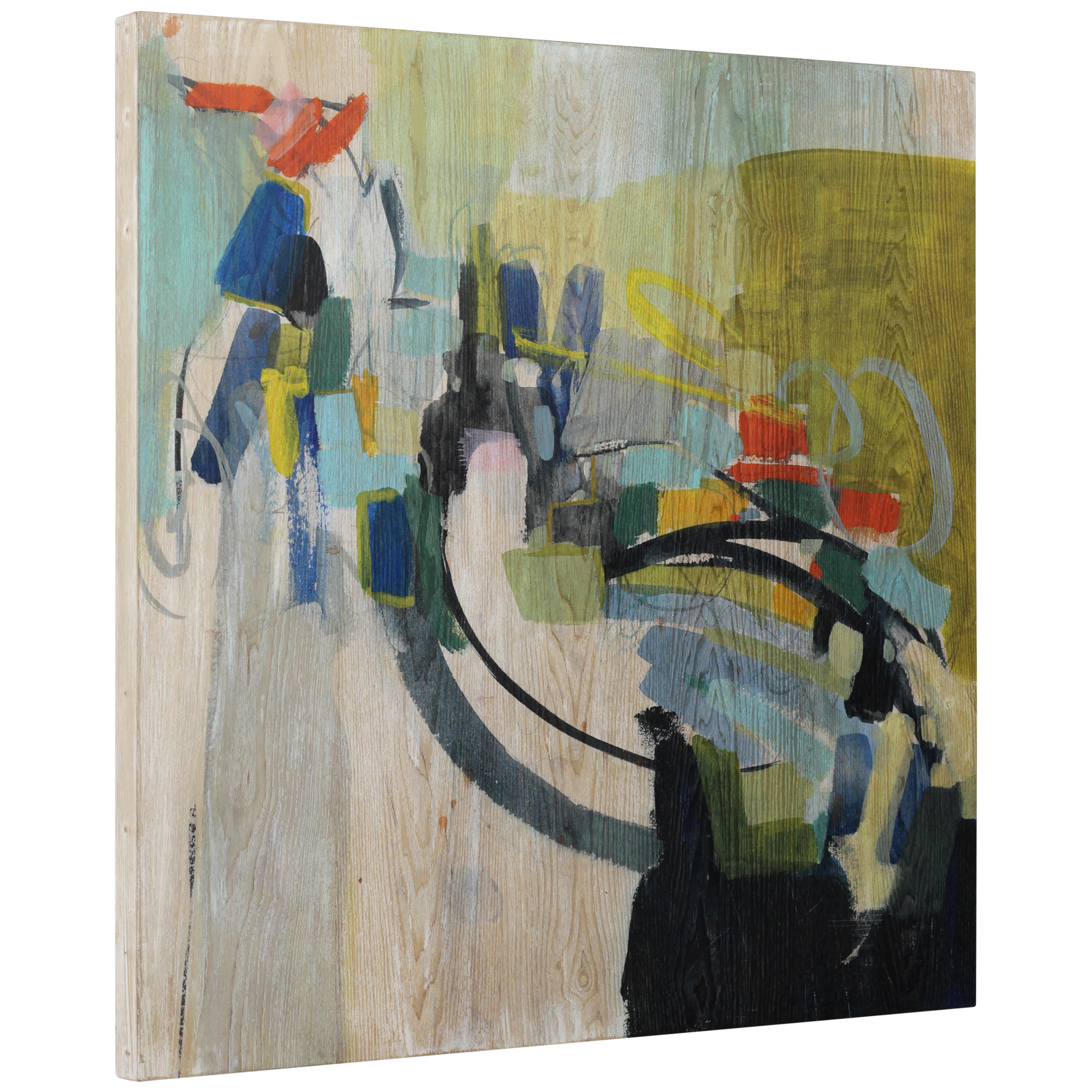 Empire Art Scarborough Fair I & II Abstract Painting, Set of 2