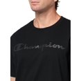 thumbnail image 3 of Camiseta gráfica clásica para hombre Champion, negra, talla 4XL, 3 of 4