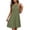*Army Green, variant on ClodeEU Women's Halter Sleeveless A-Line Mini Dress, Casual Summer Dress Army Green,Women's Plus L