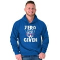 thumbnail image 5 of Zero Fox Given Cute Sarcastic Humor Hoodie Sweatshirt Women Men Brisco Brands X, 5 of 6