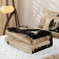 thumbnail image 5 of catabedysis Rustic Camping Zipper Full Size Comforter Sets with Fitted Sheet and 2 Pillowcases,Tent Silhouette Print Zipper Bedding Set For Boys,Multicolor,Reversible,4-Piece, 5 of 7