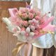 thumbnail image 4 of Kit de ramo de rosas hecho a mano en casa | Set de manualidades de flores de terciopelo para regalo o decoración del hogar | Montaje fácil de 30 minutos | Arreglo floral suave y duradero para, 4 of 6