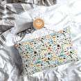 thumbnail image 5 of Pofeuu Cartoon Dinosaur Print Polyester Microfiber Plush Pillowcases, Super Soft and Cozy Pillow Case Covers with Envelop Closure（Pillow core not included）-16"x24", 5 of 6