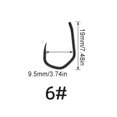 thumbnail image 4 of Advancent Paquete de 10 anzuelos para pesca, profesional, útil, resistente, suministro de pescado, Kit de pesca portátil útil para niños y Pescar Tipo 3, 4 of 6