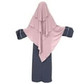thumbnail image 2 of Chapeau Froissé Uni pour Femmes avec Hijab Ethnique Musulman, 2 of 4