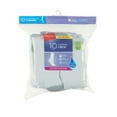 thumbnail image 3 of Hanes Women's Athletic Crew Socks, Full Sole Cushion, 10-Pairs White 10-12, 3 of 6